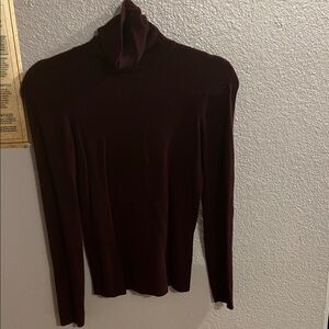 Tahari Deep Burgundy Knit Sweater